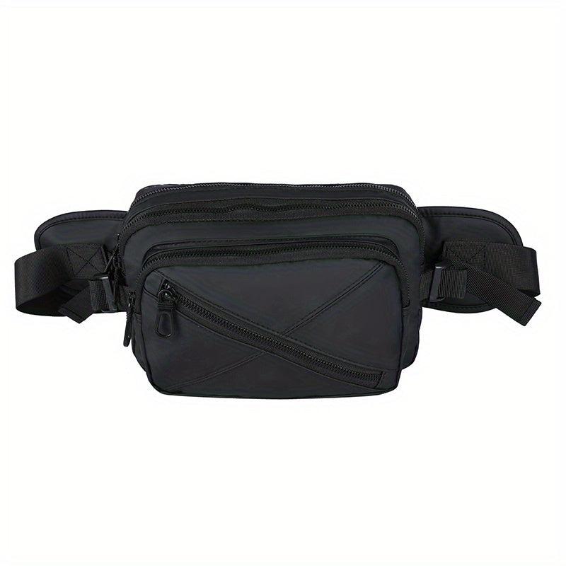 Men's Outdoor Sports Waist Bag Waterproof Large Capacity Travel Satchel