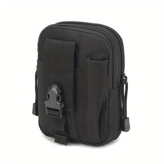 Men's Canvas Small Bag Casual Cell Phone Waist Bag for Travel Work