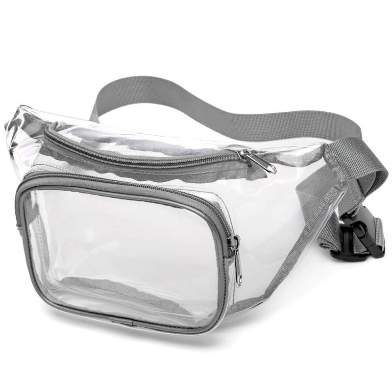 Casual Waist Bag PVC Fanny Pack Clear Bum Bag