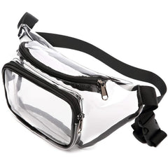 Casual Waist Bag PVC Fanny Pack Clear Bum Bag