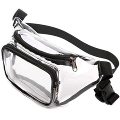 Casual Waist Bag PVC Fanny Pack Clear Bum Bag
