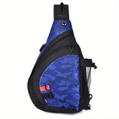 Men's Waterproof Shoulder Bag for Travel and Hiking