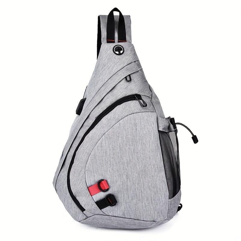 Men's Waterproof Shoulder Bag for Travel and Hiking