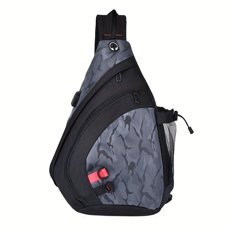 Men's Waterproof Shoulder Bag for Travel and Hiking