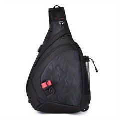 Men's Waterproof Shoulder Bag for Travel and Hiking