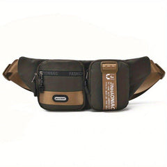 Men's Crossbody Bag Oxford Cloth Messenger Bag for Outdoor Sports Hiking Running