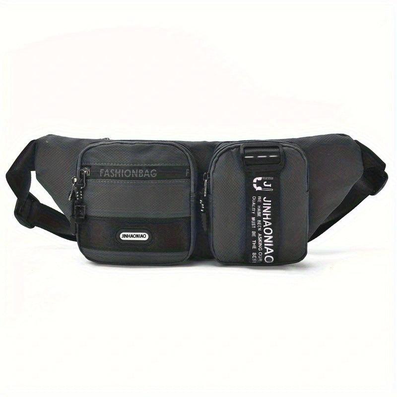 Men's Crossbody Bag Oxford Cloth Messenger Bag for Outdoor Sports Hiking Running