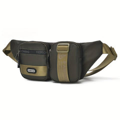 Men's Crossbody Bag Oxford Cloth Messenger Bag for Outdoor Sports Hiking Running