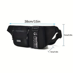 Men's Crossbody Bag Oxford Cloth Messenger Bag for Outdoor Sports Hiking Running