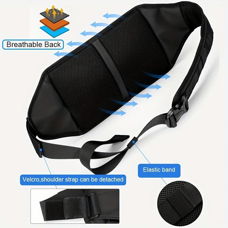 Resilver Men's Crossbody Bag Earphone Hole Waterproof Sling Bag