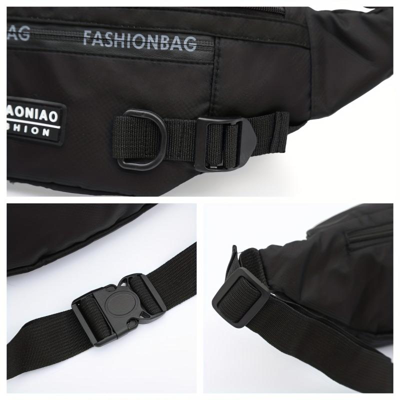 Men's Waist Bag Chest Bag with Adjustable Strap