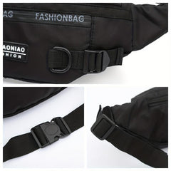 Men's Waist Bag Chest Bag with Adjustable Strap