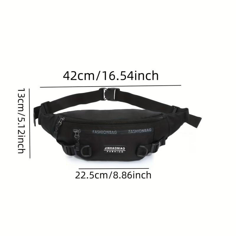 Men's Waist Bag Chest Bag with Adjustable Strap