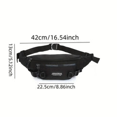 Men's Waist Bag Chest Bag with Adjustable Strap