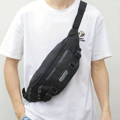 Men's Waist Bag Chest Bag with Adjustable Strap