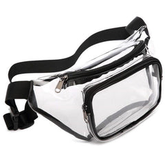 Transparent PVC Waist Bag Unisex Casual Chest Bag Outdoor Sports Fanny Bag