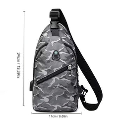 Casual Chest Bag Outdoor Small Backpack Shoulder Bag Waist Bag