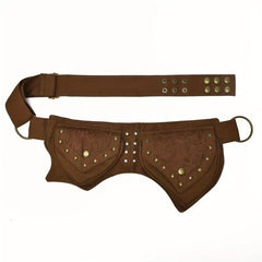 Steampunk Waist Bag Retro Crossbody Bag for Men and Women