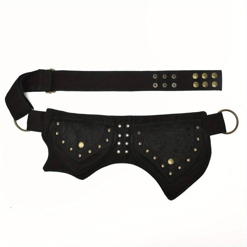 Steampunk Waist Bag Retro Crossbody Bag for Men and Women
