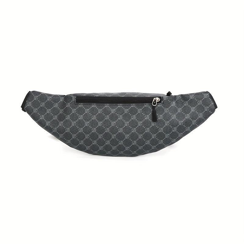 Men's Leather Multifunctional Waist Bag Fanny Pack Messenger Bag