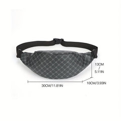 Men's Leather Multifunctional Waist Bag Fanny Pack Messenger Bag