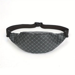 Men's Leather Multifunctional Waist Bag Fanny Pack Messenger Bag