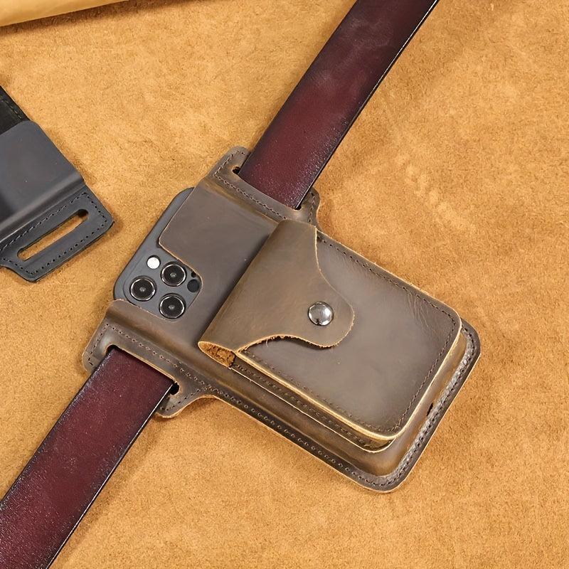 Leather Phone Case Waist Bag for 13 Pro Max 12 Pro Max