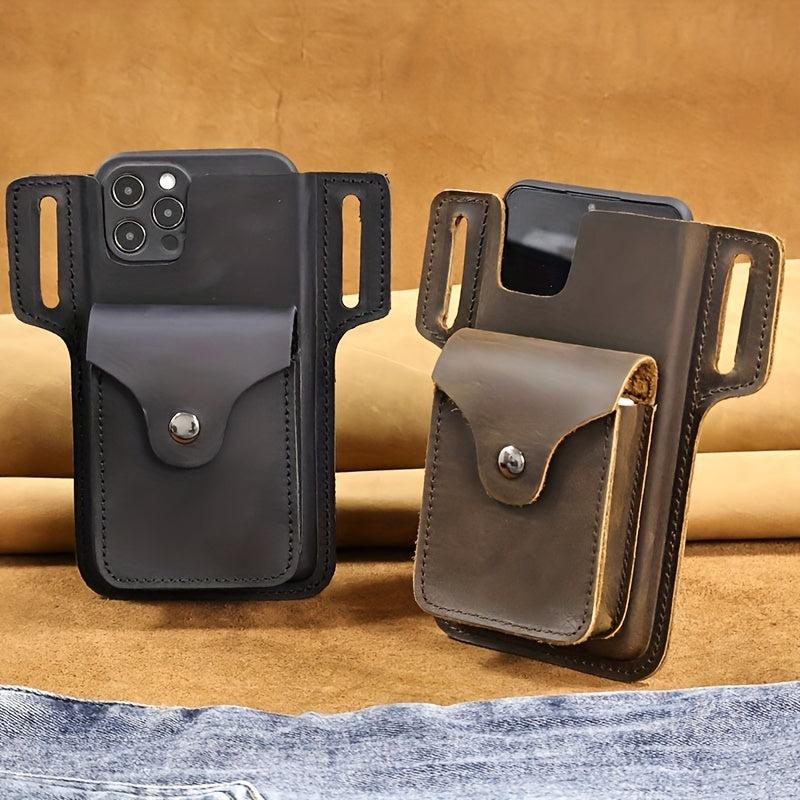 Leather Phone Case Waist Bag for 13 Pro Max 12 Pro Max