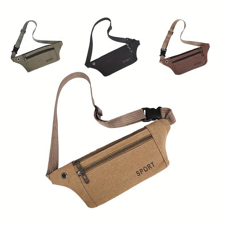 Canvas Sports Pocket Anti-theft Mobile Phone Bag Wallet