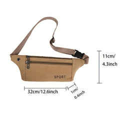 Canvas Sports Pocket Anti-theft Mobile Phone Bag Wallet