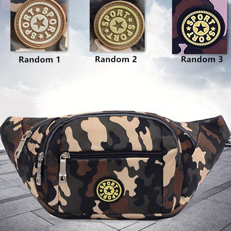 Multifunctional Camo Waist Bag Outdoor Travel Mobile Phone Bag
