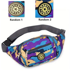 Multifunctional Camo Waist Bag Outdoor Travel Mobile Phone Bag