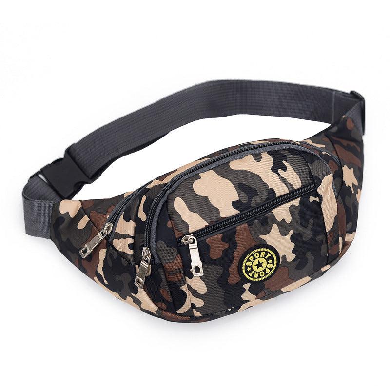 Multifunctional Camo Waist Bag Outdoor Travel Mobile Phone Bag