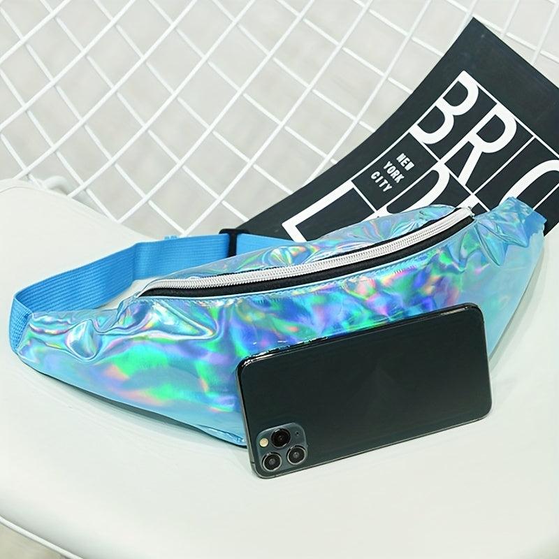 Casual Outdoor Sports Laser Waist Bag Colorful Chest Bag