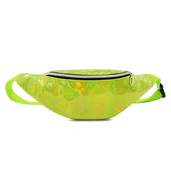 Casual Outdoor Sports Laser Waist Bag Colorful Chest Bag