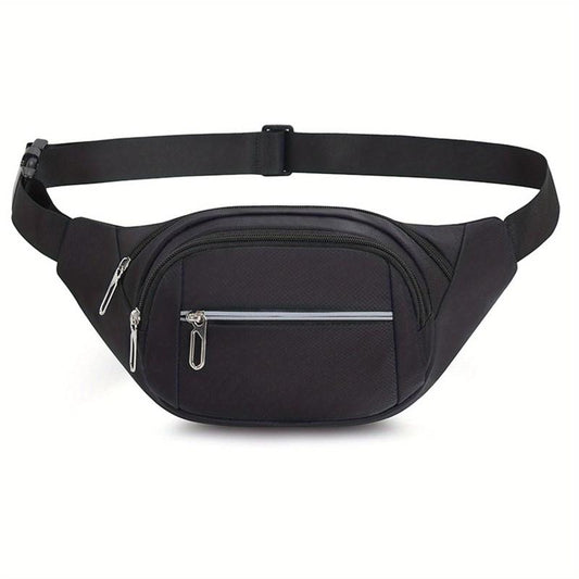 Large Clack Crossbody Bag with Adjustable Shoulder Straps for Outdoors