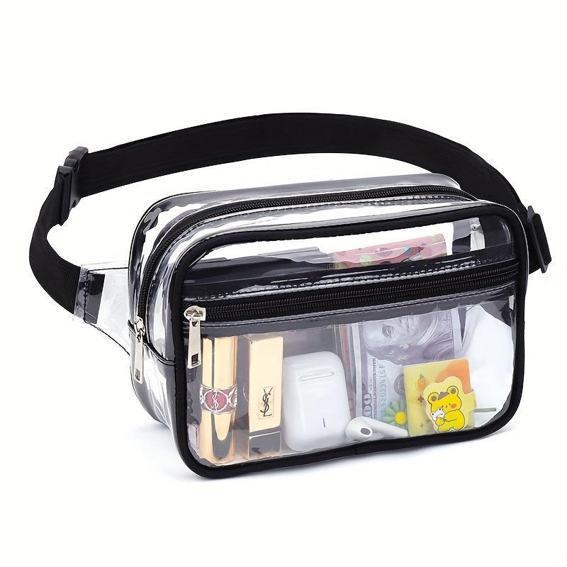 Transparent PVC Waist Bag Messenger Bag Waterproof Chest Outdoor Sports Bag