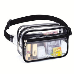 Transparent PVC Waist Bag Messenger Bag Waterproof Chest Outdoor Sports Bag