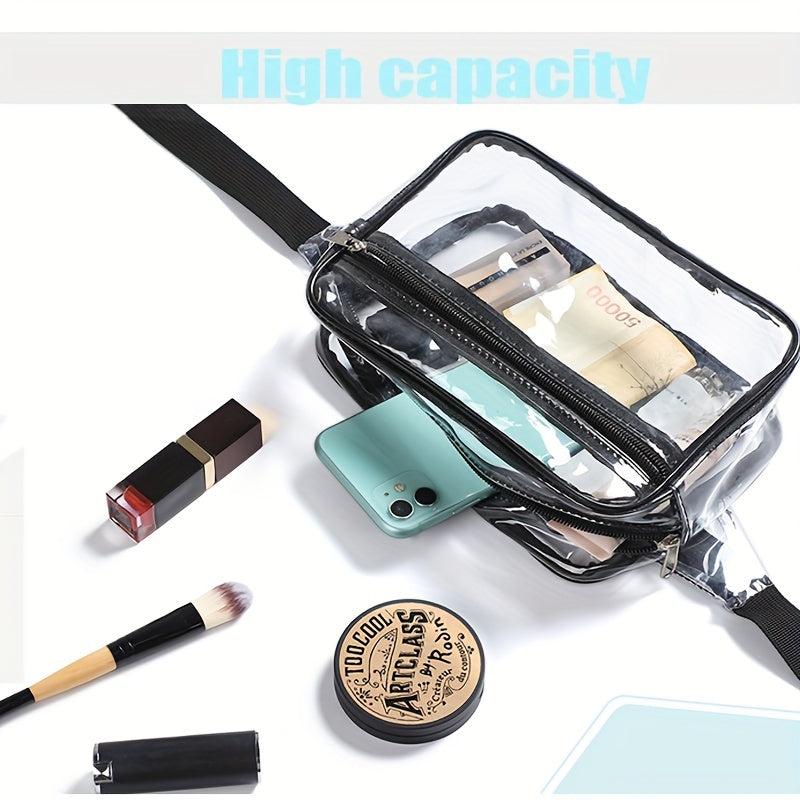 Transparent PVC Waist Bag Messenger Bag Waterproof Chest Outdoor Sports Bag
