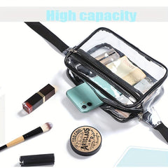 Transparent PVC Waist Bag Messenger Bag Waterproof Chest Outdoor Sports Bag