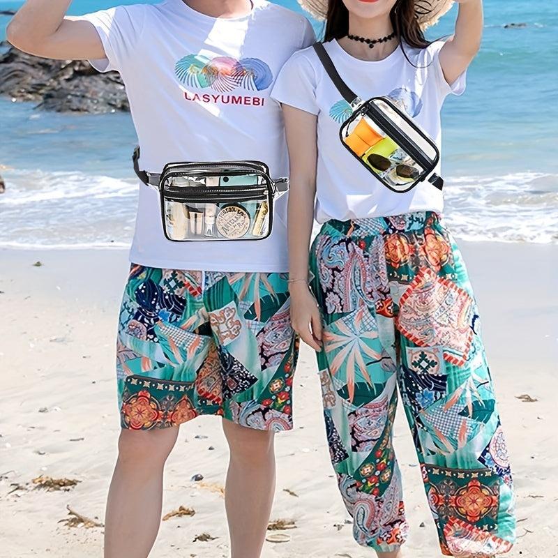 Transparent PVC Waist Bag Messenger Bag Waterproof Chest Outdoor Sports Bag