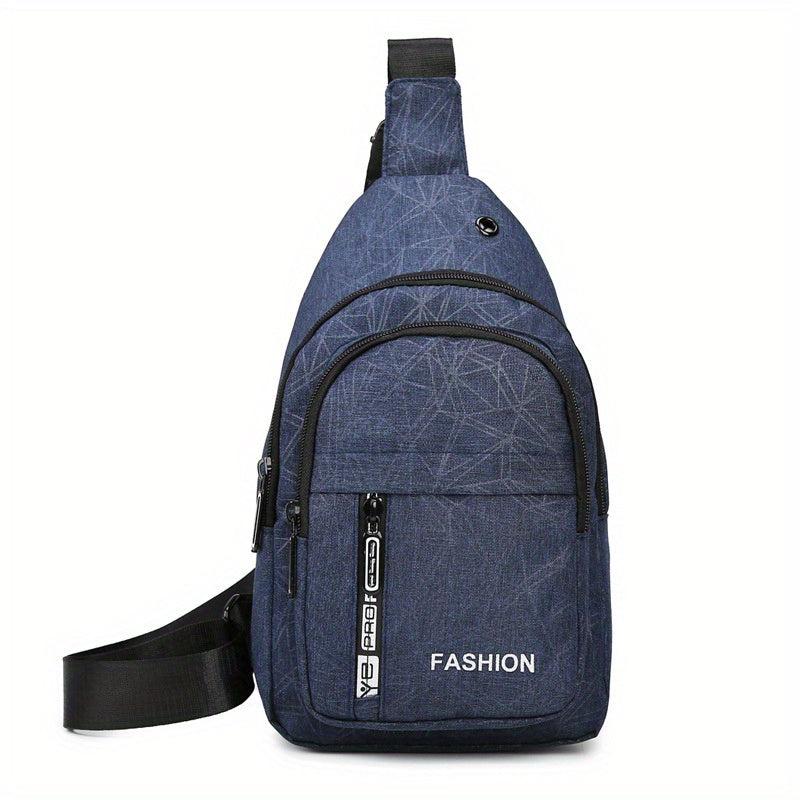 Men's Crossbody Chest Bag Large capacity Multifunctional Backpack