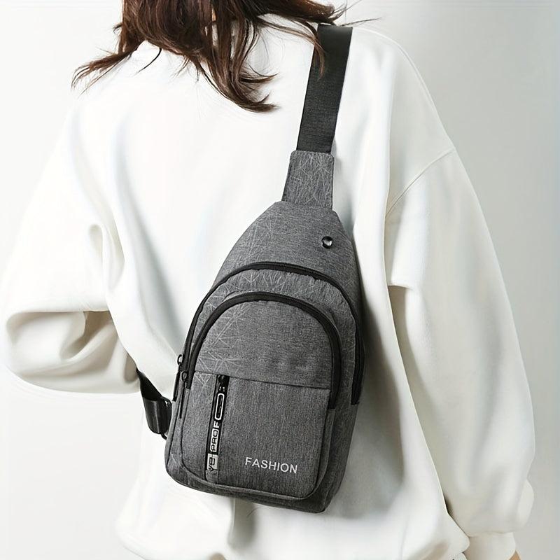 Men's Crossbody Chest Bag Large capacity Multifunctional Backpack