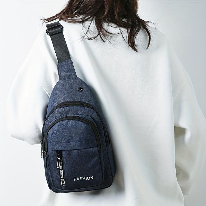 Men's Crossbody Chest Bag Large capacity Multifunctional Backpack