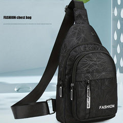 Men's Crossbody Chest Bag Large capacity Multifunctional Backpack