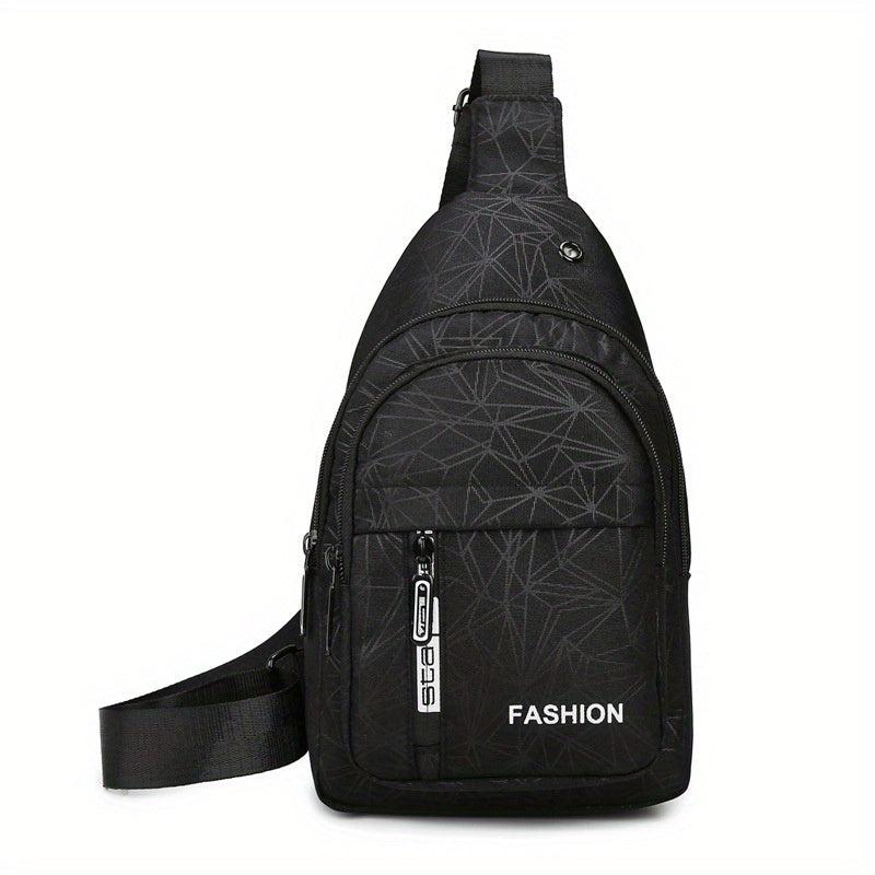 Men's Crossbody Chest Bag Large capacity Multifunctional Backpack