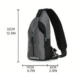 Men's Lightweight Sports Chest Bag Crossbody Bag