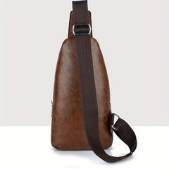 Leather Sling Bag Outdoor Sports Travel