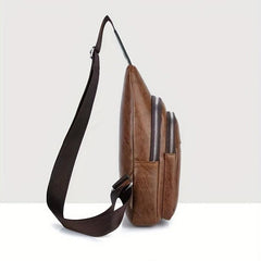 Leather Sling Bag Outdoor Sports Travel