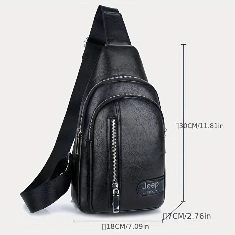 Leather Sling Bag Outdoor Sports Travel